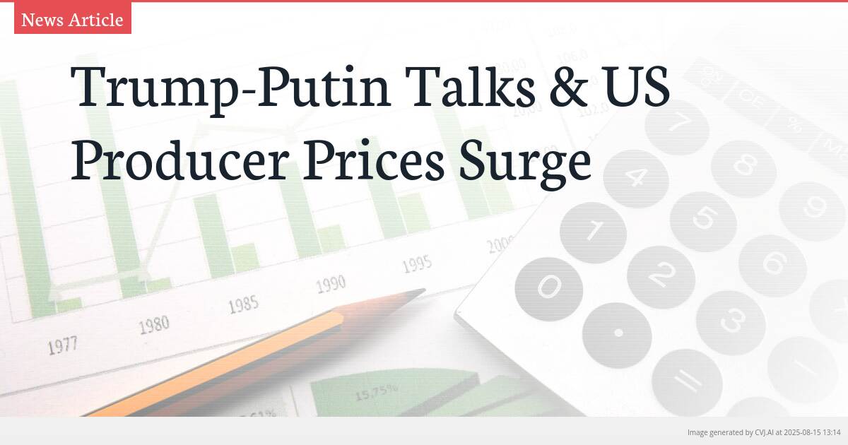 Trump-Putin Talks & US Producer Prices Surge