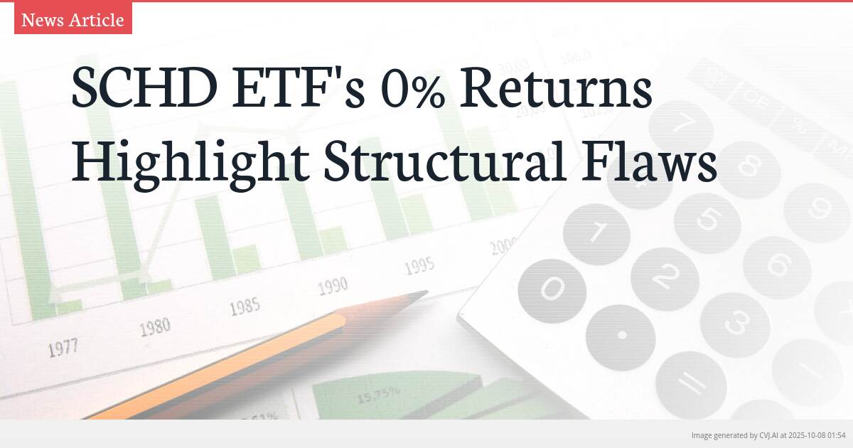SCHD ETF’s 0% Returns Highlight Structural Flaws