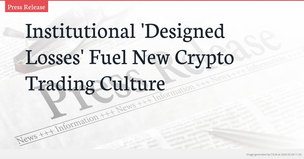 Institutional ‘Designed Losses’ Fuel New Crypto Trading Culture