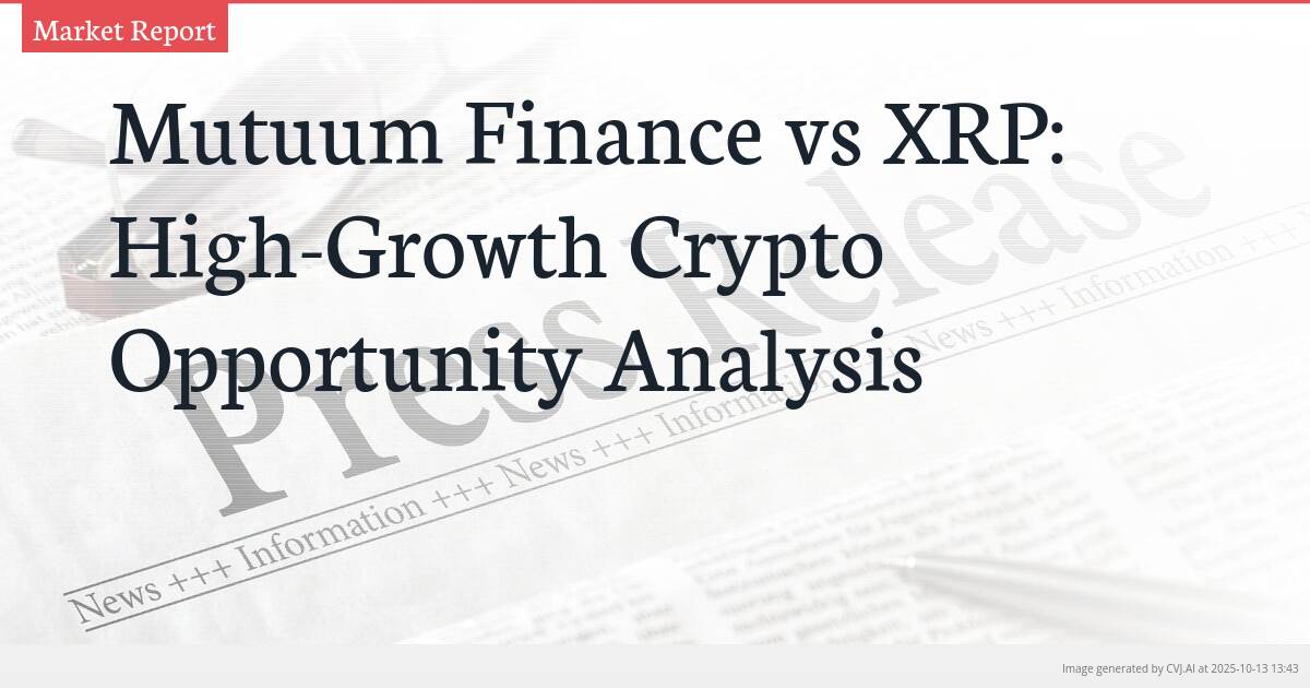 Mutuum Finance vs XRP: High-Growth Crypto Opportunity Analysis