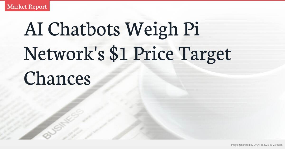 AI Chatbots Weigh Pi Network’s $1 Price Target Chances AI Chatbots Weigh Pi Network’s $1 Price Target Chances