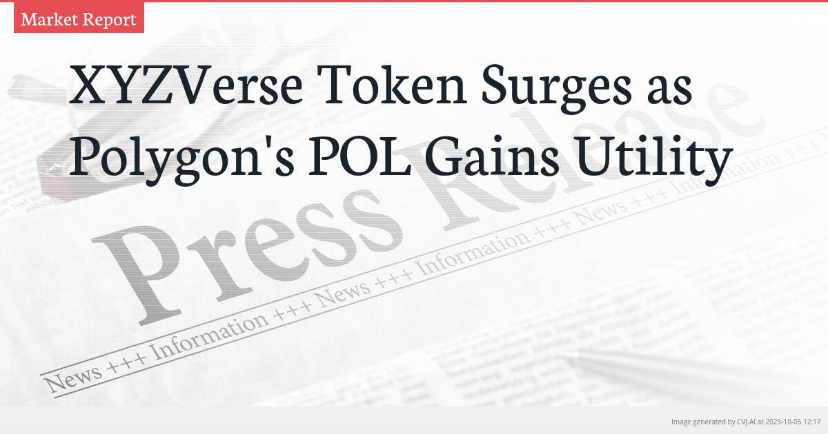 XYZVerse Token Surges as Polygon’s POL Gains Utility