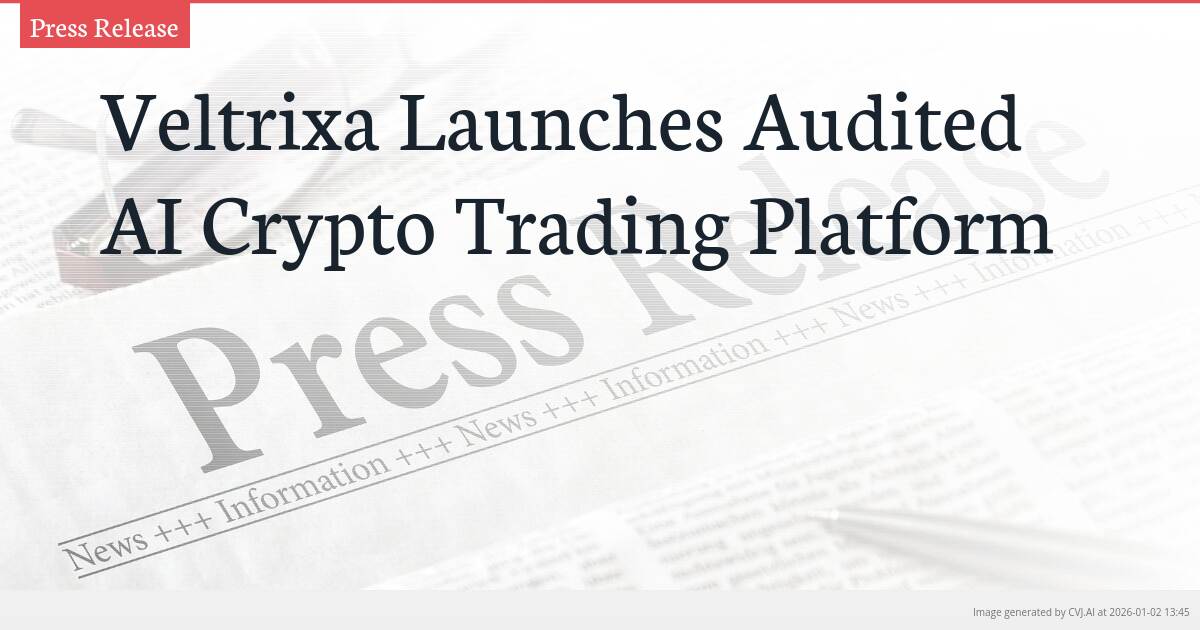 Veltrixa Launches Audited AI Crypto Trading Platform