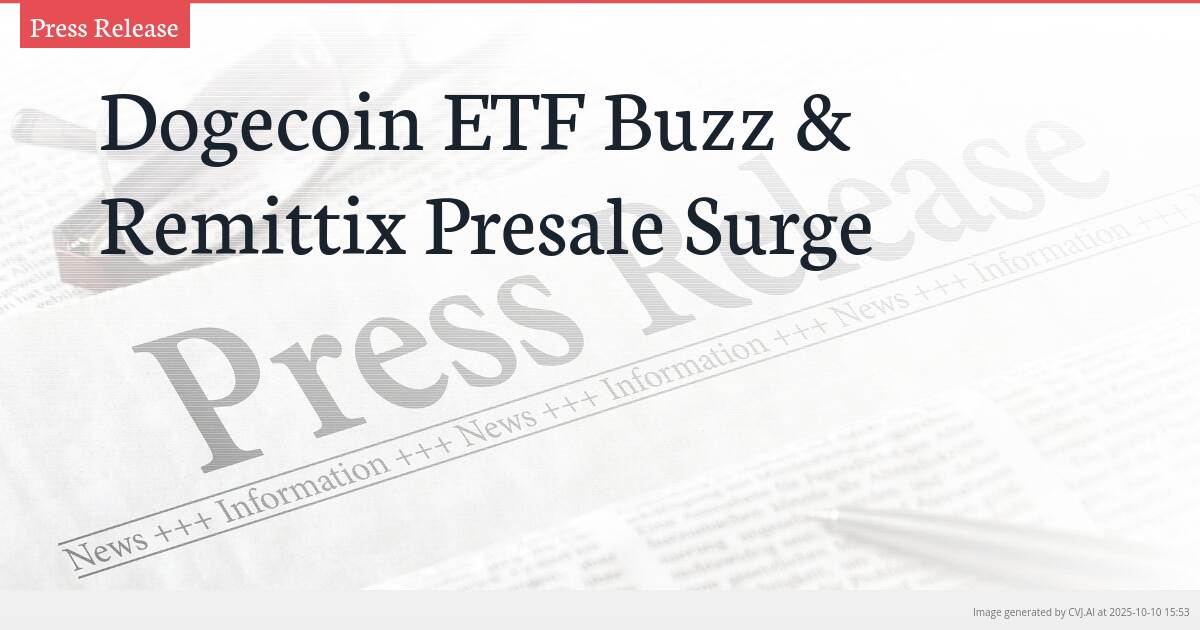 Dogecoin ETF Buzz & Remittix Presale Surge