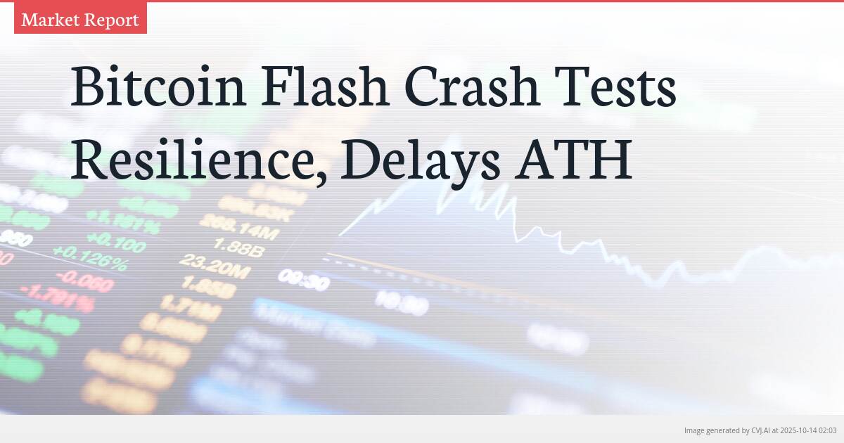 Bitcoin Flash Crash Tests Resilience, Delays ATH