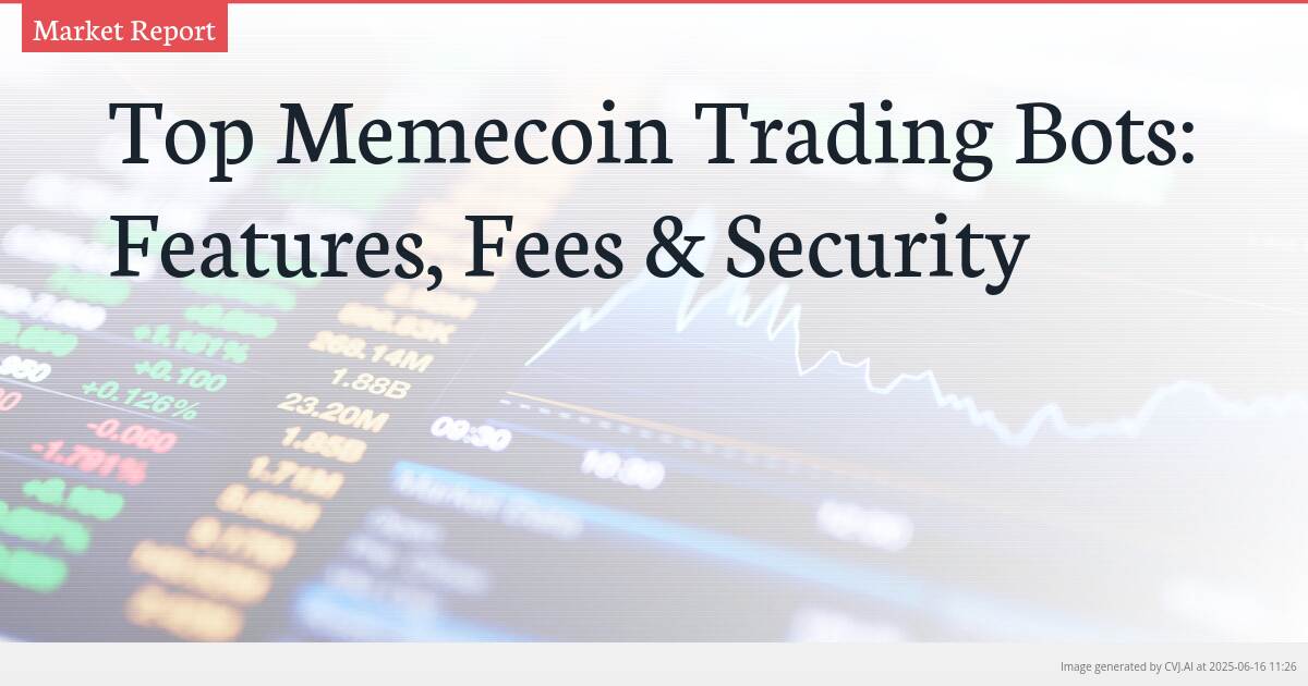Top Memecoin Trading Bots: Features, Fees & Security
