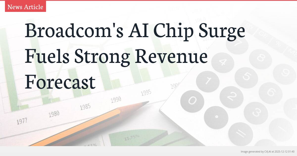 Broadcom’s AI Chip Surge Fuels Strong Revenue Forecast