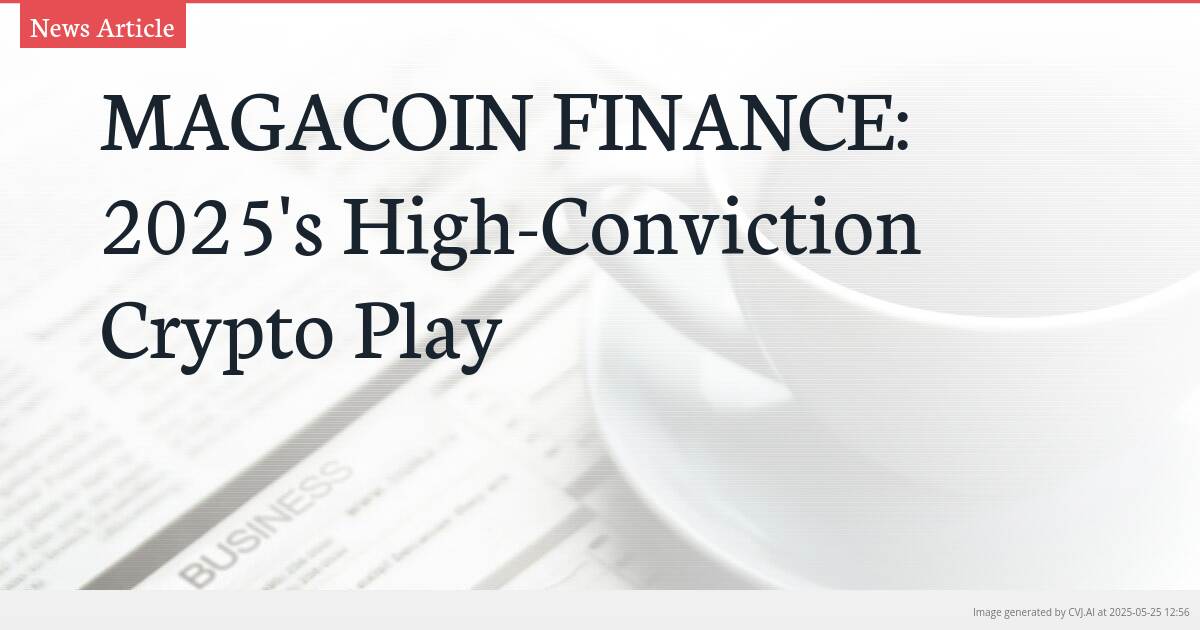 MAGACOIN FINANCE: 2025’s High-Conviction Crypto Play