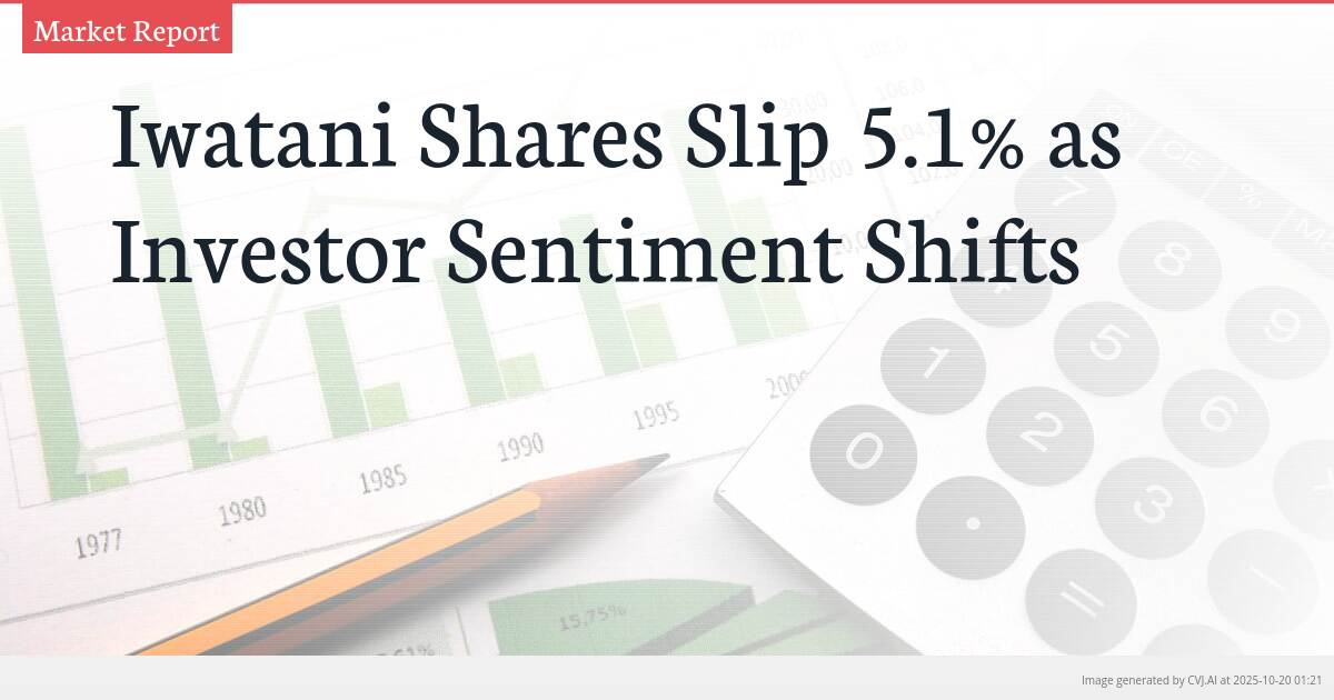 Iwatani Shares Slip 5.1% as Investor Sentiment Shifts