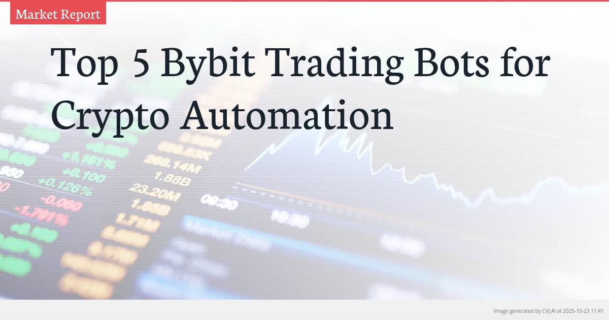 Top 5 Bybit Trading Bots for Crypto Automation