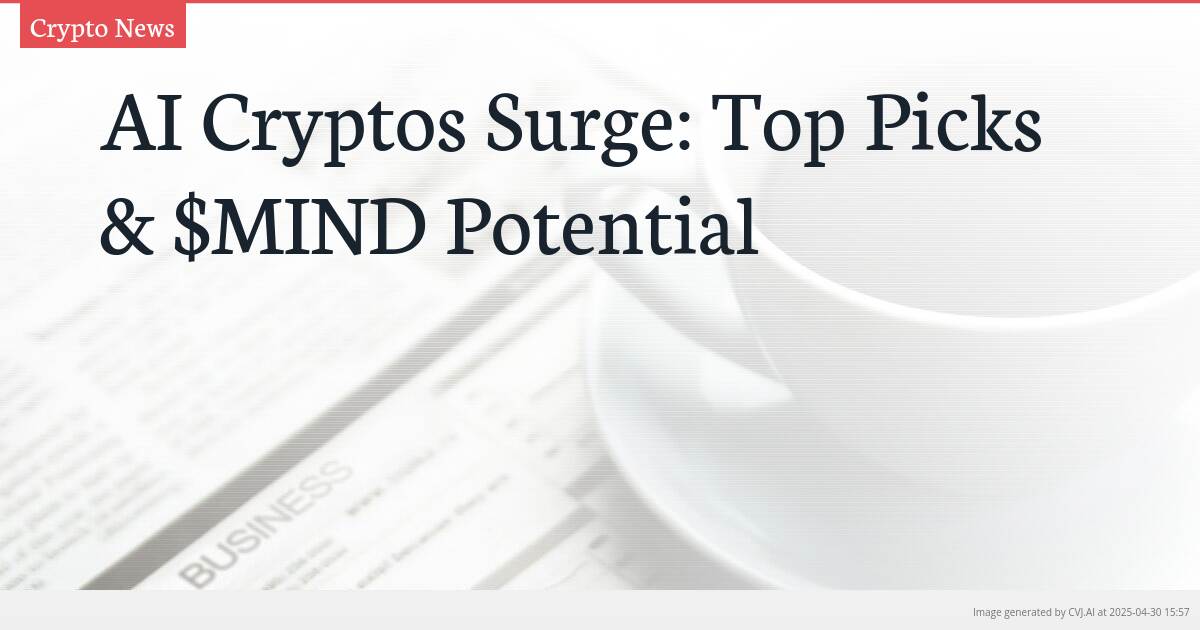 AI Cryptos Surge: Top Picks & $MIND Potential
