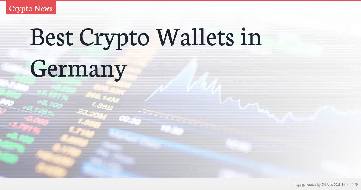 Best Crypto Wallets in Germany Best Crypto Wallets in Germany