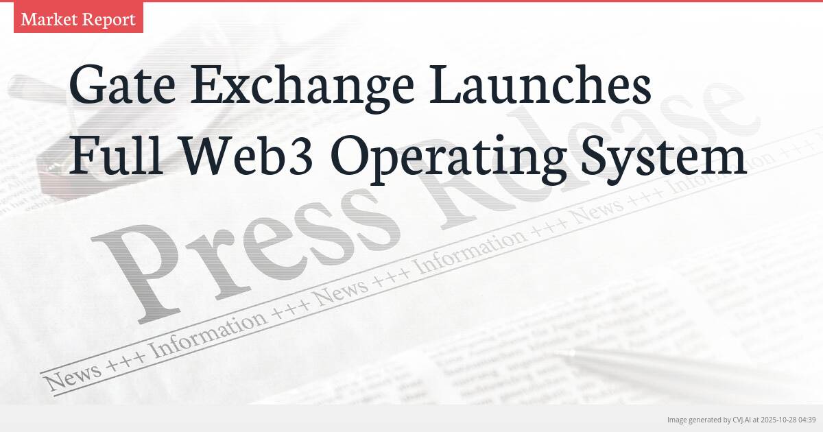 Gate Exchange Launches Full Web3 Operating System