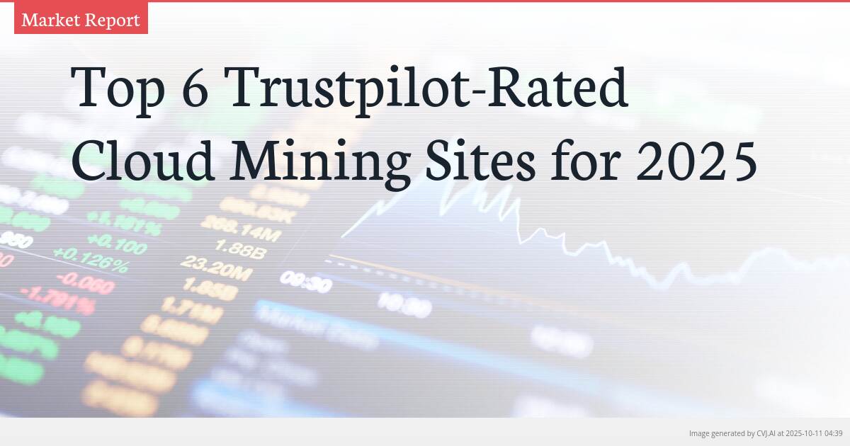 Top 6 Trustpilot-Rated Cloud Mining Sites for 2025