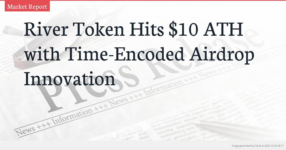 River Token Hits $10 ATH with Time-Encoded Airdrop Innovation River Token Hits $10 ATH with Time-Encoded Airdrop Innovation
