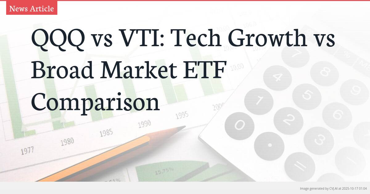 QQQ vs VTI: Tech Growth vs Broad Market ETF Comparison