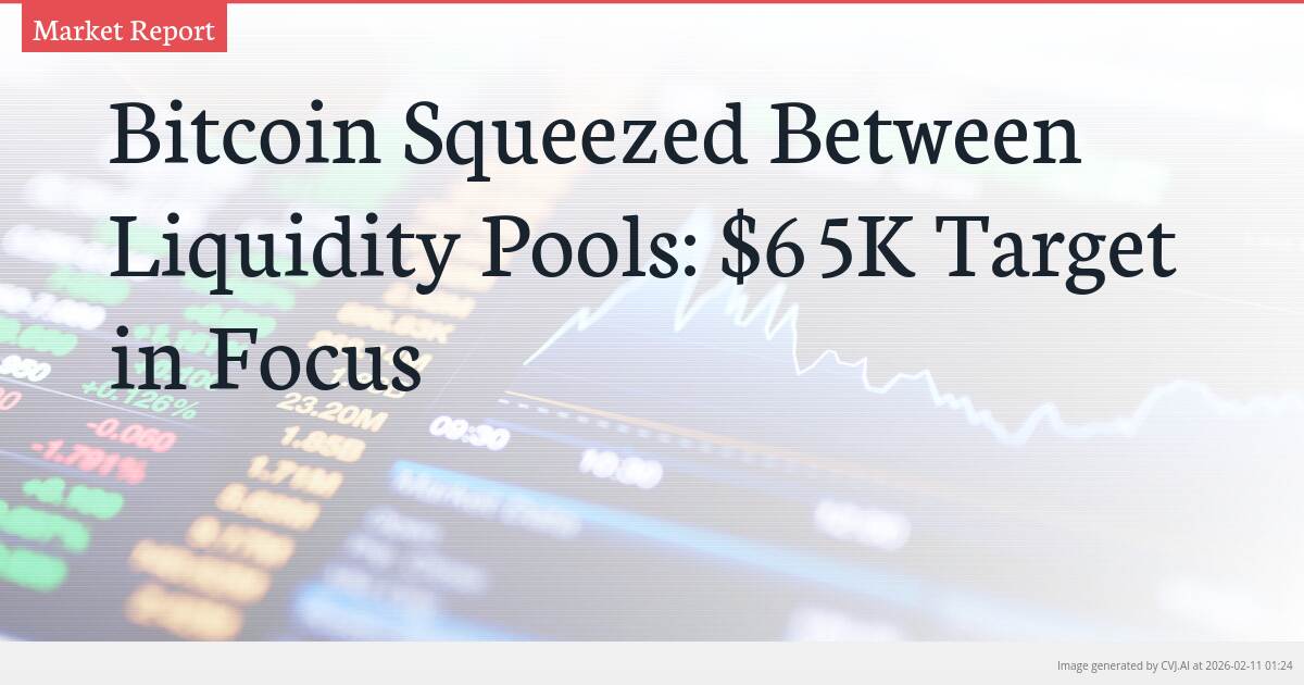 Bitcoin Squeezed Between Liquidity Pools: $65K Target in Focus