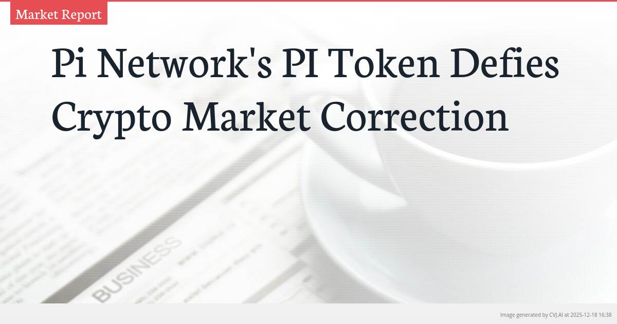 Pi Network’s PI Token Defies Crypto Market Correction