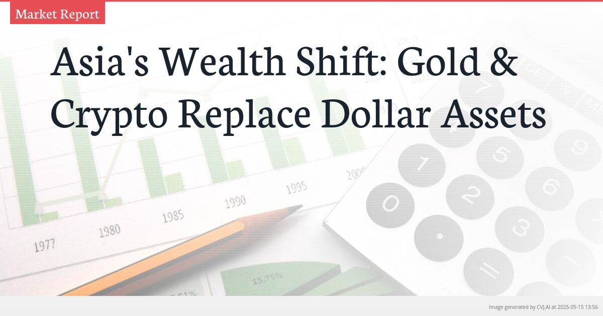 Asia’s Wealth Shift: Gold & Crypto Replace Dollar Assets