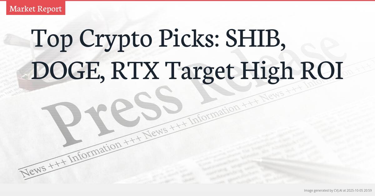 Top Crypto Picks: SHIB, DOGE, RTX Target High ROI