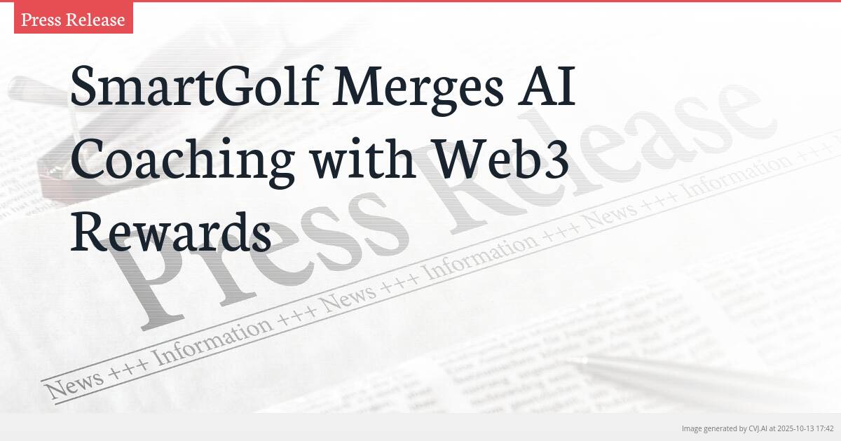SmartGolf Merges AI Coaching with Web3 Rewards