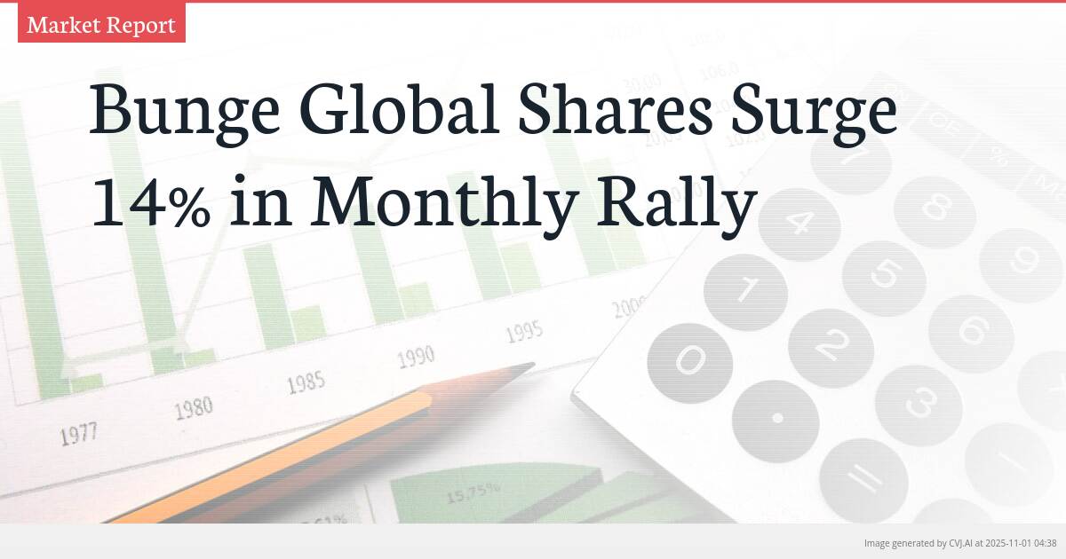 Bunge Global Shares Surge 14% in Monthly Rally