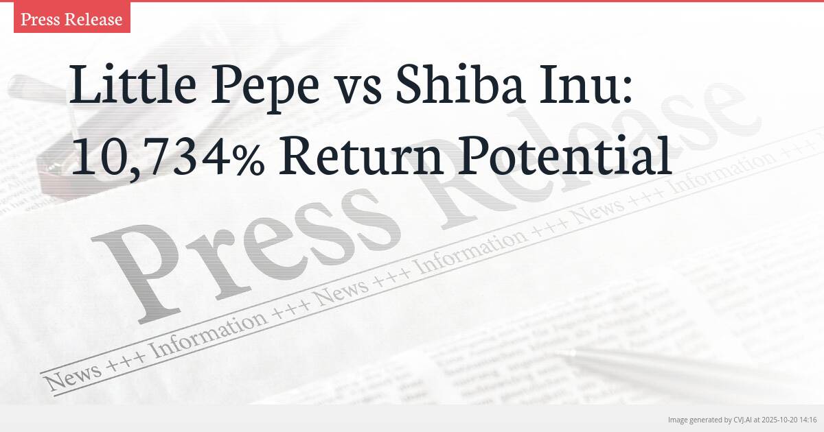 Little Pepe vs Shiba Inu: 10,734% Return Potential