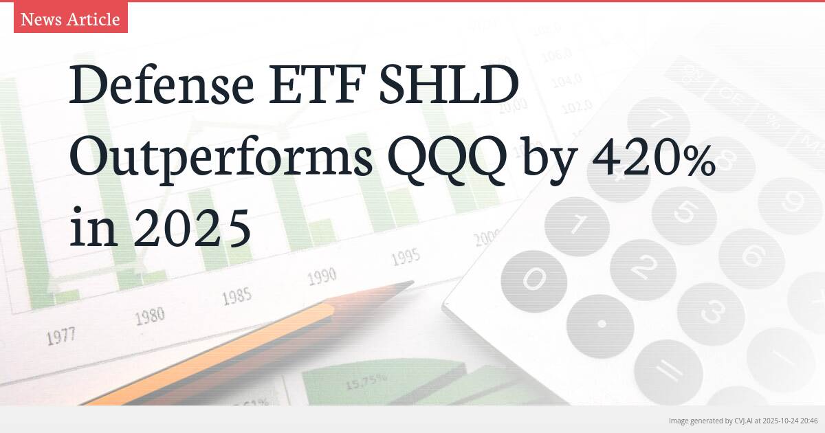 Defense ETF SHLD Outperforms QQQ by 420% in 2025