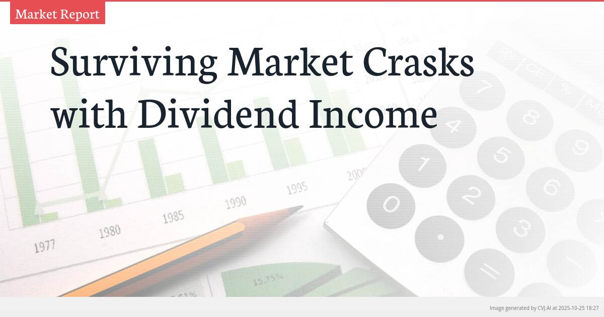 Surviving Market Crasks with Dividend Income Surviving Market Crasks with Dividend Income