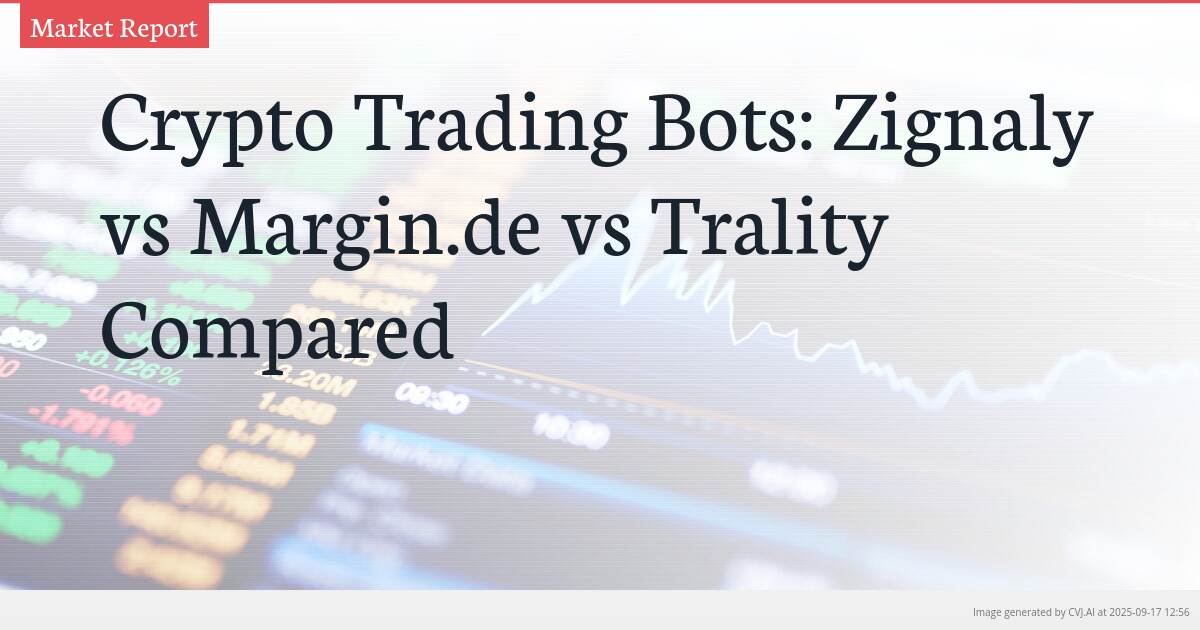 Crypto Trading Bots: Zignaly vs Margin.de vs Trality Compared