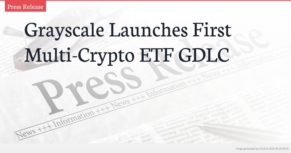 Grayscale Launches First Multi-Crypto ETF GDLC
