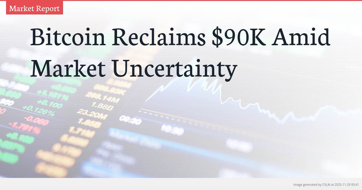 Bitcoin Reclaims $90K Amid Market Uncertainty