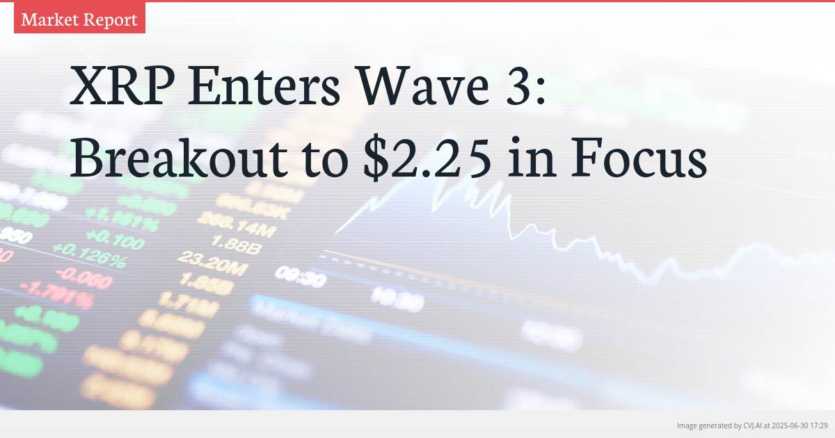 XRP Enters Wave 3: Breakout to $2.25 in Focus