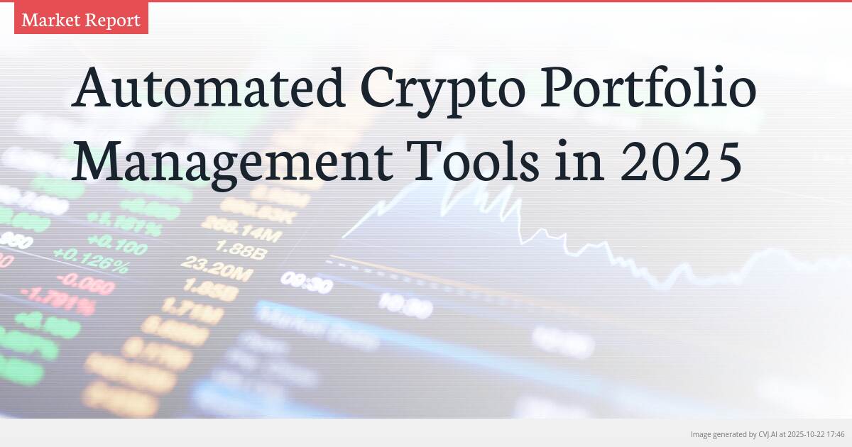 Automated Crypto Portfolio Management Tools in 2025
