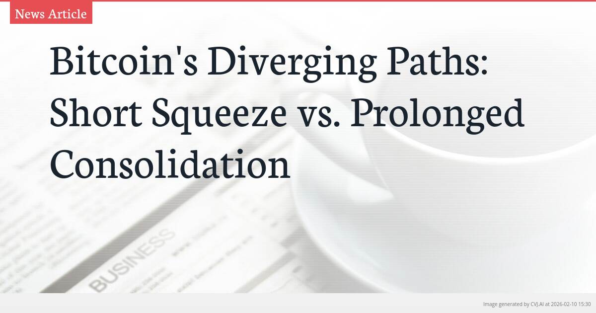 Bitcoin’s Diverging Paths: Short Squeeze vs. Prolonged Consolidation