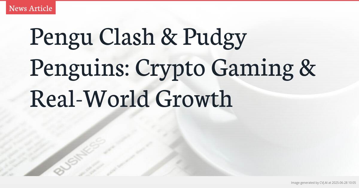 Pengu Clash & Pudgy Penguins: Crypto Gaming & Real-World Growth