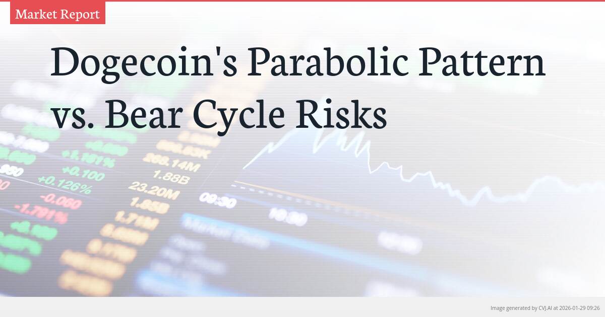 Dogecoin’s Parabolic Pattern vs. Bear Cycle Risks