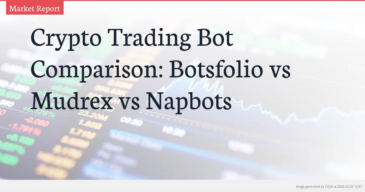 Crypto Trading Bot Comparison: Botsfolio vs Mudrex vs Napbots