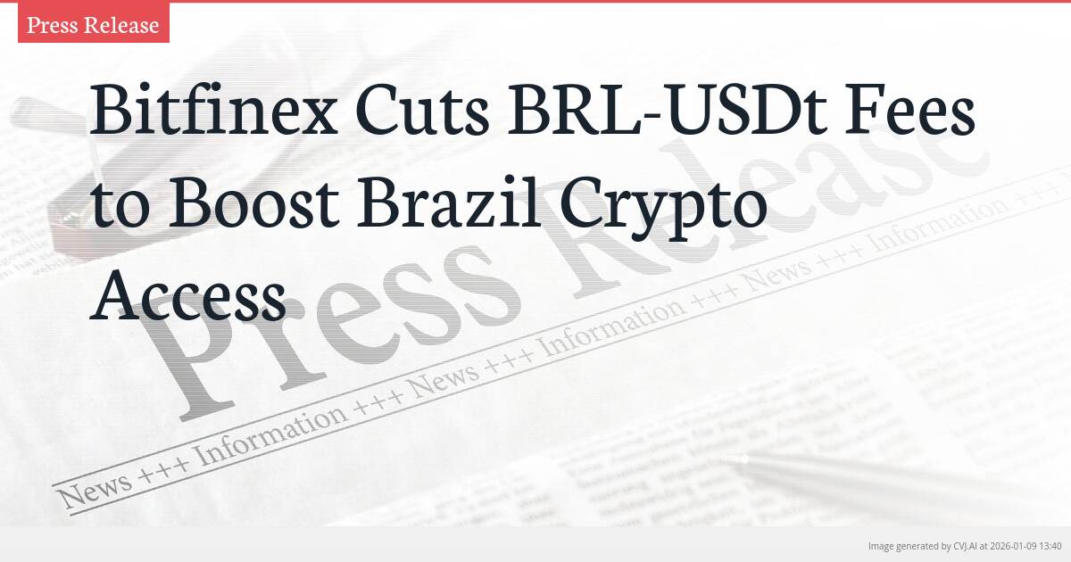 Bitfinex Cuts BRL-USDt Fees to Boost Brazil Crypto Access
