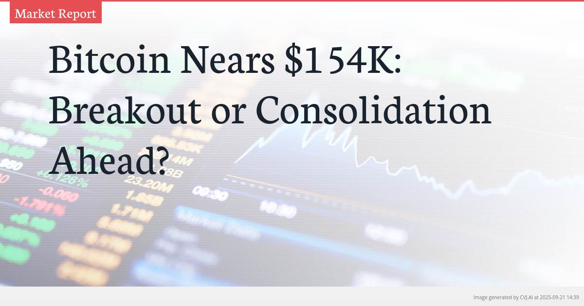 Bitcoin Nears $154K: Breakout or Consolidation Ahead?