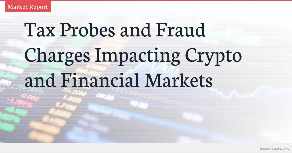 Tax Probes and Fraud Charges Impacting Crypto and Financial Markets