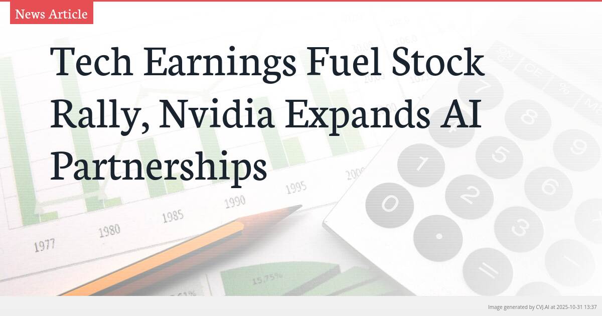 Tech Earnings Fuel Stock Rally, Nvidia Expands AI Partnerships