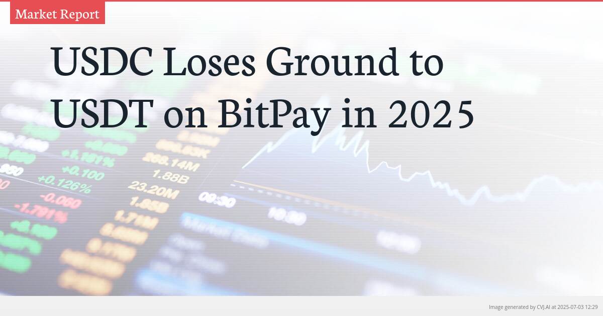 USDC Loses Ground to USDT on BitPay in 2025