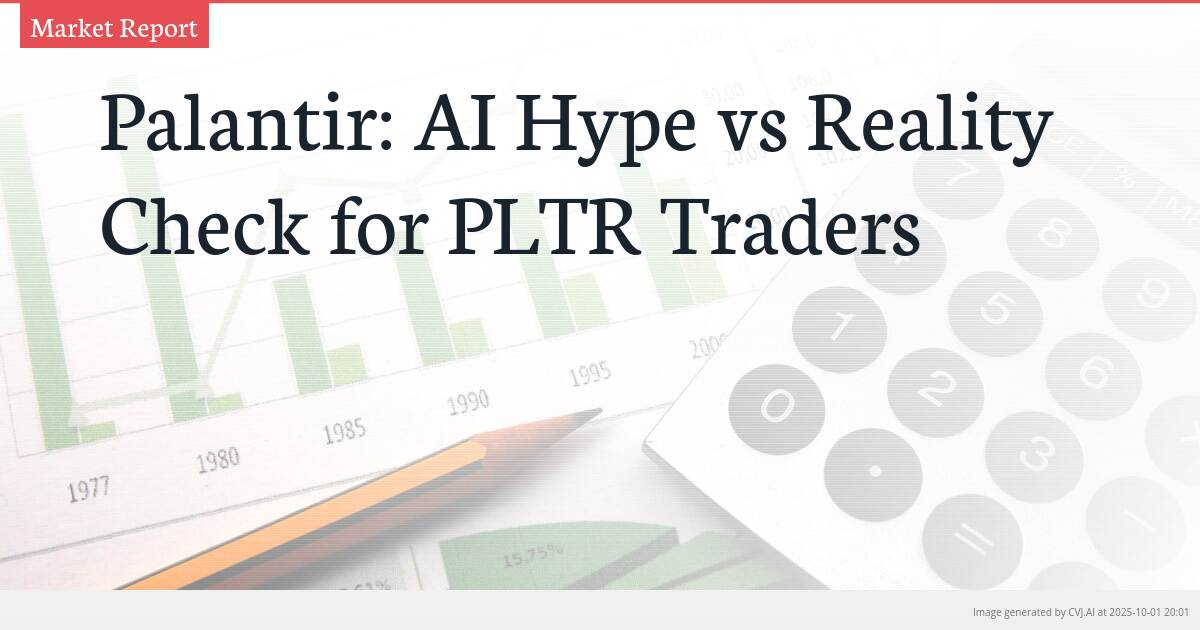 Palantir: AI Hype vs Reality Check for PLTR Traders