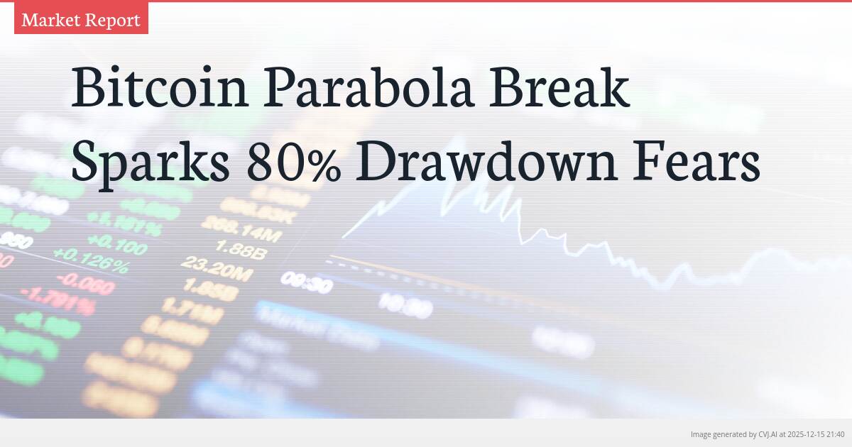 Bitcoin Parabola Break Sparks 80% Drawdown Fears
