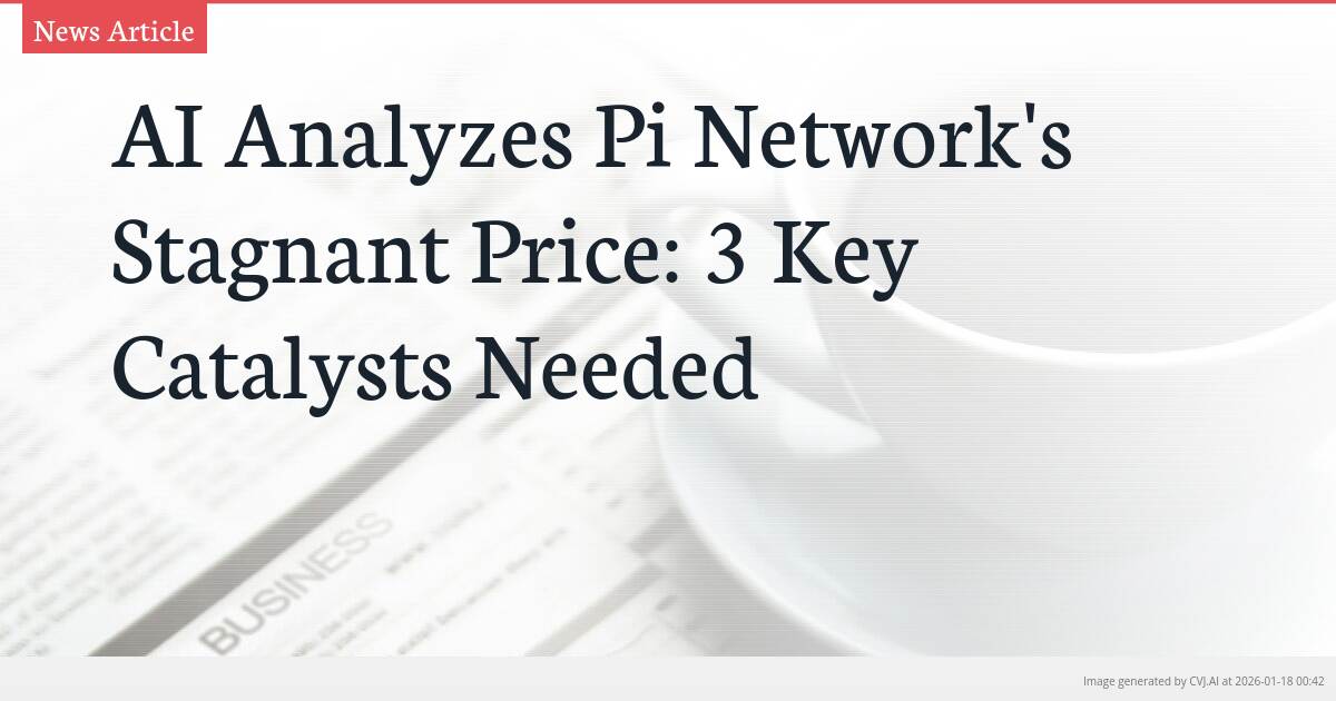 AI Analyzes Pi Network’s Stagnant Price: 3 Key Catalysts Needed