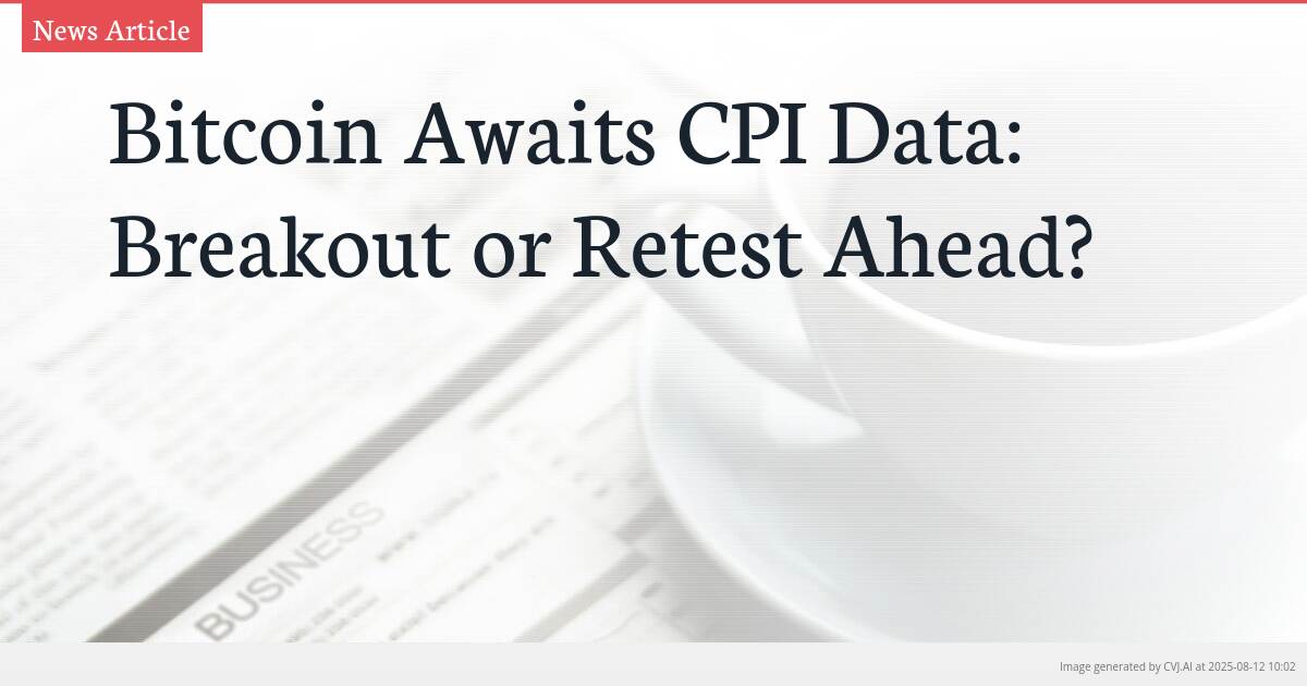 Bitcoin Awaits CPI Data: Breakout or Retest Ahead?