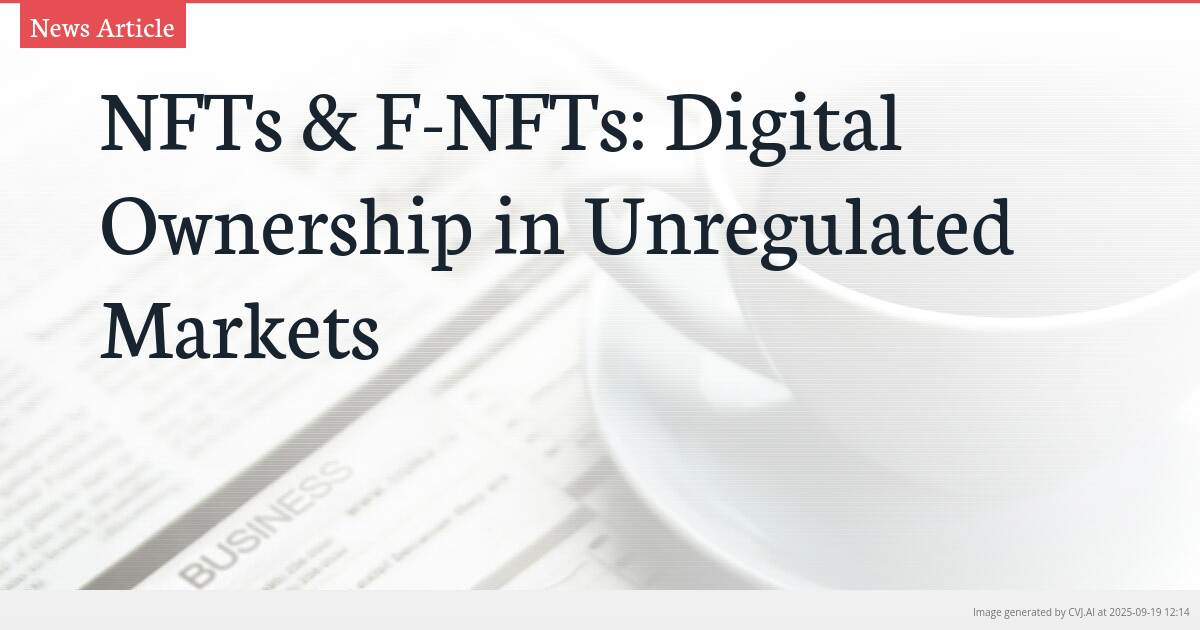 NFTs & F-NFTs: Digital Ownership in Unregulated Markets