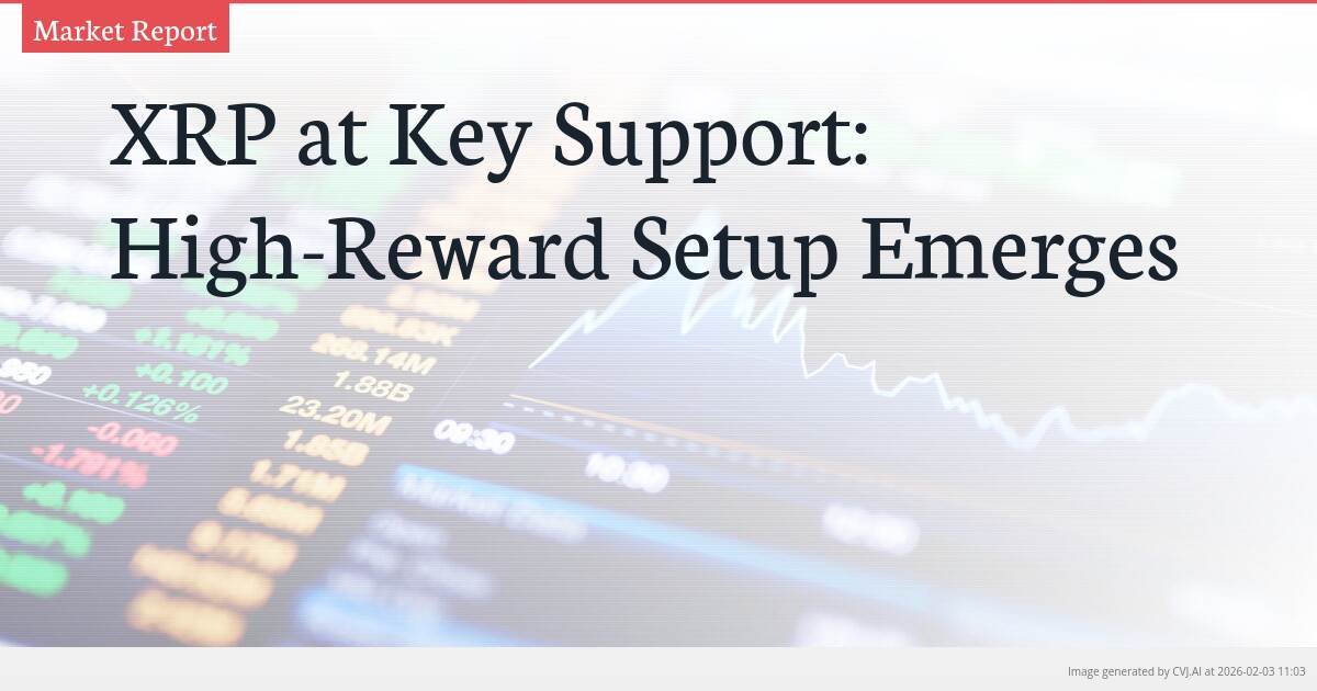 XRP at Key Support: High-Reward Setup Emerges
