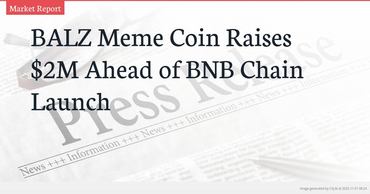 BALZ Meme Coin Raises $2M Ahead of BNB Chain Launch